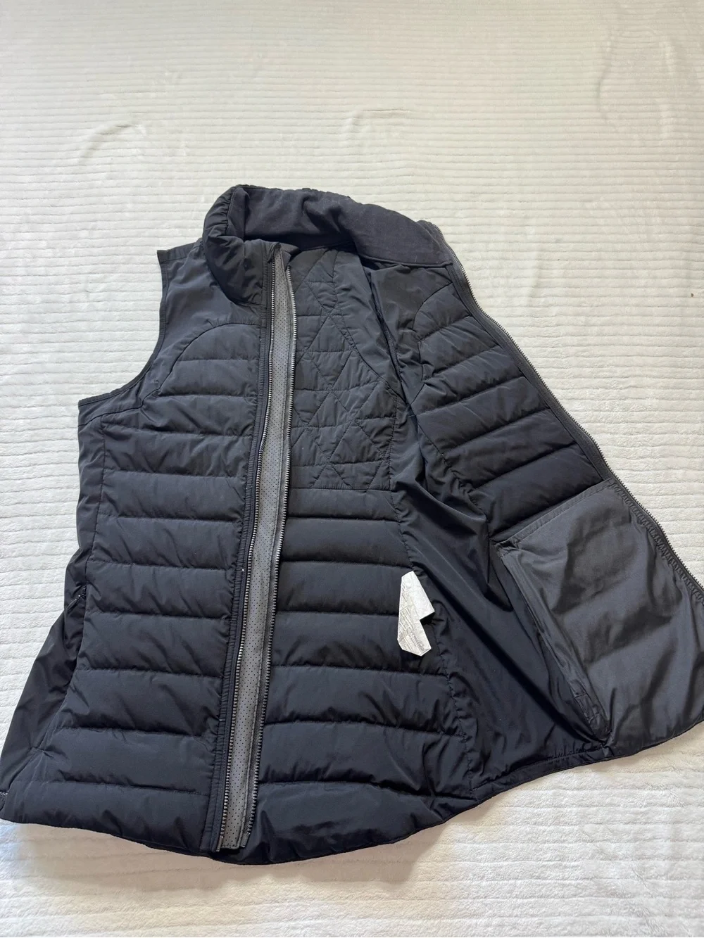 lululemon athletica Black Quilted-Back Sleeveless Vest